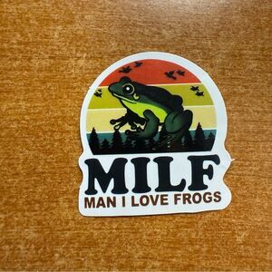 Frog Design Sticker - Multicolor
